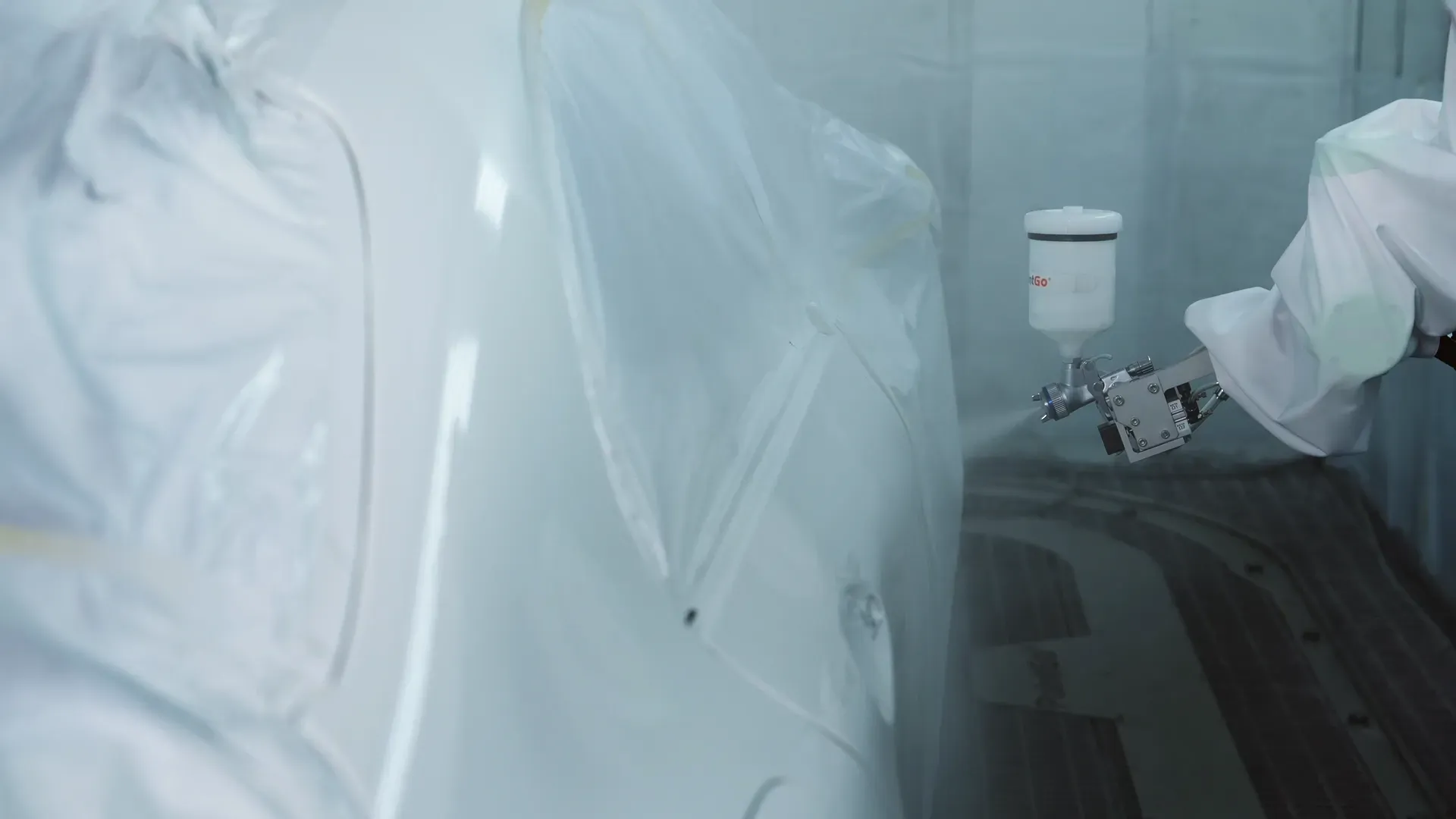 Troca de pistola em segundos.